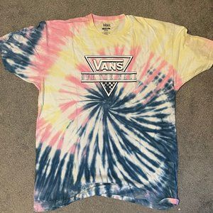 Vans off the wall tie-dye t-shirt
